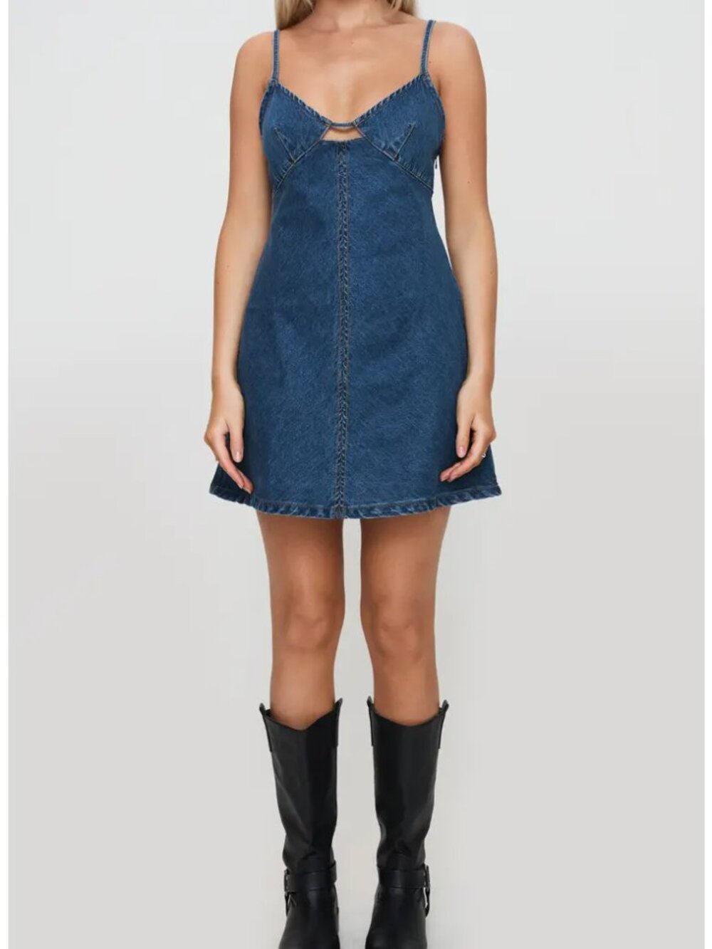 Princess Polly Denim Dress, NWT